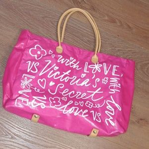 VICTORIAS SECRET WITH LOVE TOTE BAG.  #5859